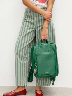 Oliver Bonas Green Mami Laptop Backpack Discount