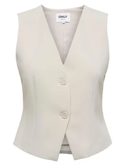 ONLY Natural Tailored Waistcoat Discount