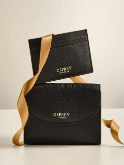 Osprey London Black The Tilly Leather Purse Gift Set Outlet