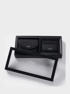 Osprey London Black The Tilly Leather Purse Gift Set Outlet