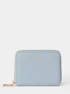 Osprey London The Core Small Leather Zip Around Purse Blue Sale