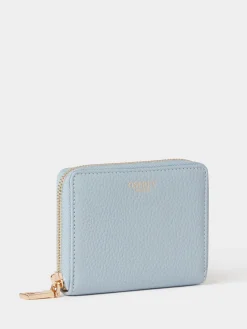 Osprey London The Core Small Leather Zip Around Purse Blue Sale