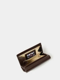 Osprey London The Core Small Leather Matinee Purse Brown Clearance