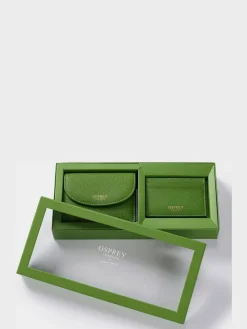 Osprey London Green The Tilly Leather Purse Gift Set Sale