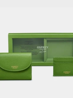 Osprey London Green The Tilly Leather Purse Gift Set Sale