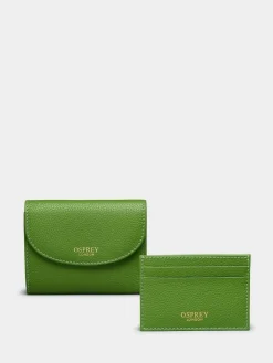 Osprey London Green The Tilly Leather Purse Gift Set Sale
