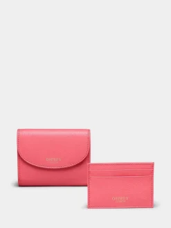 Osprey London Guava Pink The Tilly Leather Purse Gift Set Best