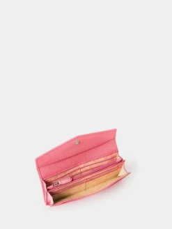 Osprey London The Neptune Leather Purse & Card Holder Set Pink Discount