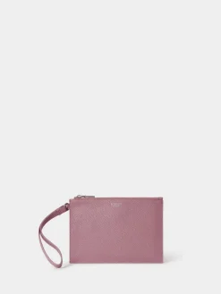 Osprey London Purple The Core Large Leather Pouch Online