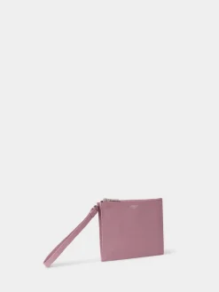 Osprey London Purple The Core Large Leather Pouch Online