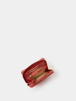 Osprey London The Core Small Leather Zip Around Purse Red Best