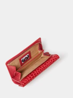 Osprey London The Kellie Leather Matinee Purse Red Clearance