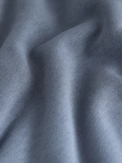 Next Relaxed Fit Heavyweight Regular Length Hoodie Pale Blue Clearance