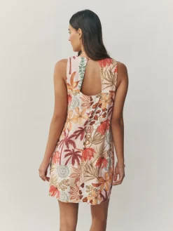 Next Palm Print/Blue Stripe Dress 2 Pack Online