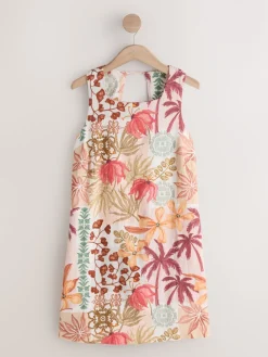 Next Palm Print/Blue Stripe Dress 2 Pack Online