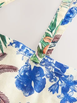 Next Parrot Print Shopper Bag New