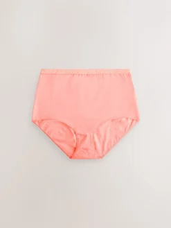 Next Pastel Full Brief Cotton Logo Knickers 4 Pack Discount