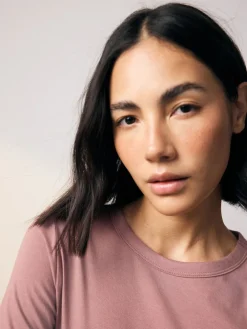 Next Pastel Pink Long Sleeve Crew Neck T-Shirt