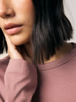 Next Pastel Pink Long Sleeve Crew Neck T-Shirt