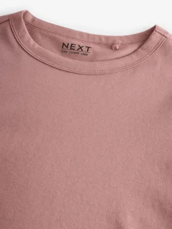 Next Pastel Pink Long Sleeve Crew Neck T-Shirt