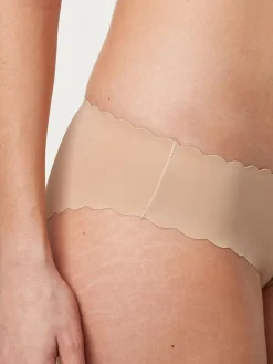 Next Brazilian No VPL Scallop Edge Knickers Pastel Rose Nude Online
