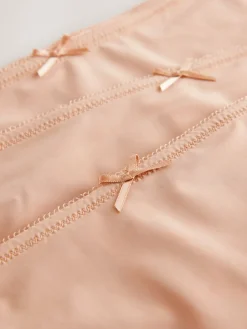 Next Brazilian No VPL Lace Back Briefs 3 Pack Pastel Rose Nude Online