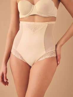 Next Super High Waist Briefs Firm Tummy Control Shaping Briefs Pastel Rose Nude Online