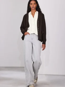 Next Relaxed 100% Cotton Button Down Casual Long Sleeve Shirt Pastel Stripe Best