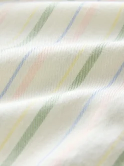 Next Relaxed 100% Cotton Button Down Casual Long Sleeve Shirt Pastel Stripe Best