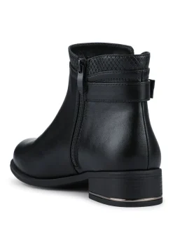 Pavers Ladies Ankle Boots Smart Black Discount