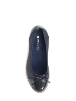 Pavers Ballet Pumps Blue Discount