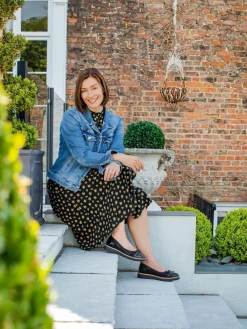 Pavers Ballet Pumps Blue Discount