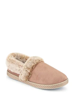 Pavers Warm Lined Memory Foam Slippers Cream Best