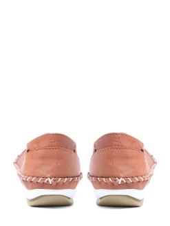 Pavers Leather Slip On White Shoes Natural Hot