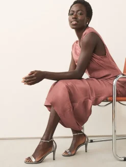 Next Forever Comfort® Strappy Heeled Sandals Pewter Online