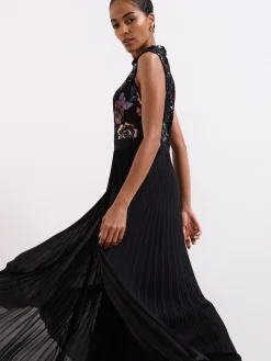 Phase Eight Black Lela Sequin Dress Clearance