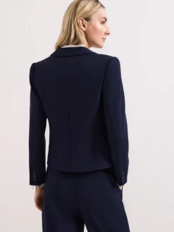 Phase Eight Blue Aubrie Fitted Blazer Outlet
