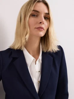 Phase Eight Blue Aubrie Fitted Blazer Outlet