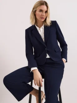 Phase Eight Blue Aubrie Fitted Blazer Outlet