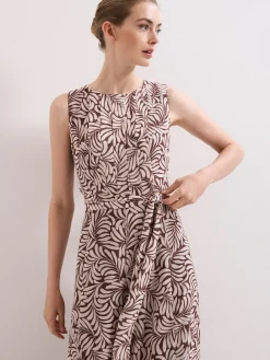 Phase Eight Brown Petite Janine Leaf Jumpsuit Online