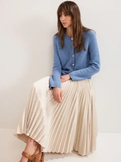 Phase Eight Natural Sybilla Midi Skirt