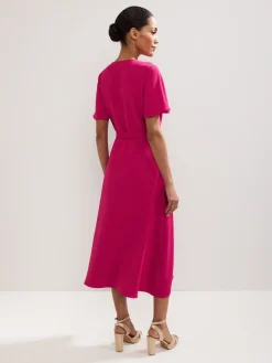 Phase Eight Pink Julissa Wrap Dress Best