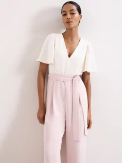 Phase Eight Pink Petite Kallie Jumpsuit Online