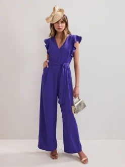 Phase Eight Purple Kallie Jumpsuit Outlet