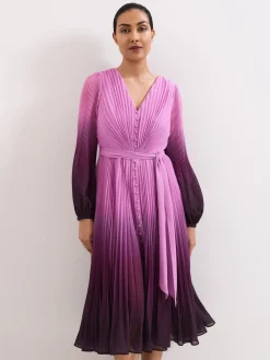 Phase Eight Purple Petite Mira Ombre Dress Best