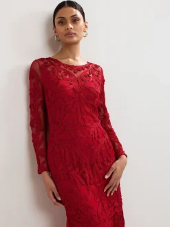 Phase Eight Red Phoenix Maxi Dress New