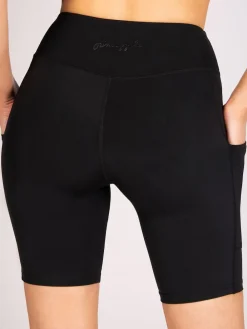 Pineapple Black Active Stretch Pocket Cycling Shorts Online