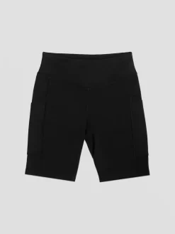 Pineapple Black Active Stretch Pocket Cycling Shorts Online