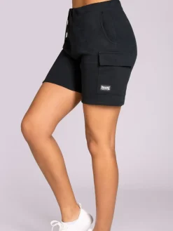 Pineapple Black Cargo Womens Shorts Hot