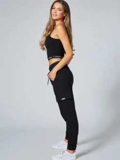 Pineapple Womens Cargo Joggers Black Best